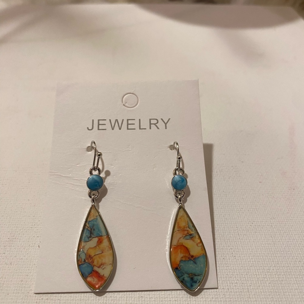 Emory Rose Geometric Drop Earrings